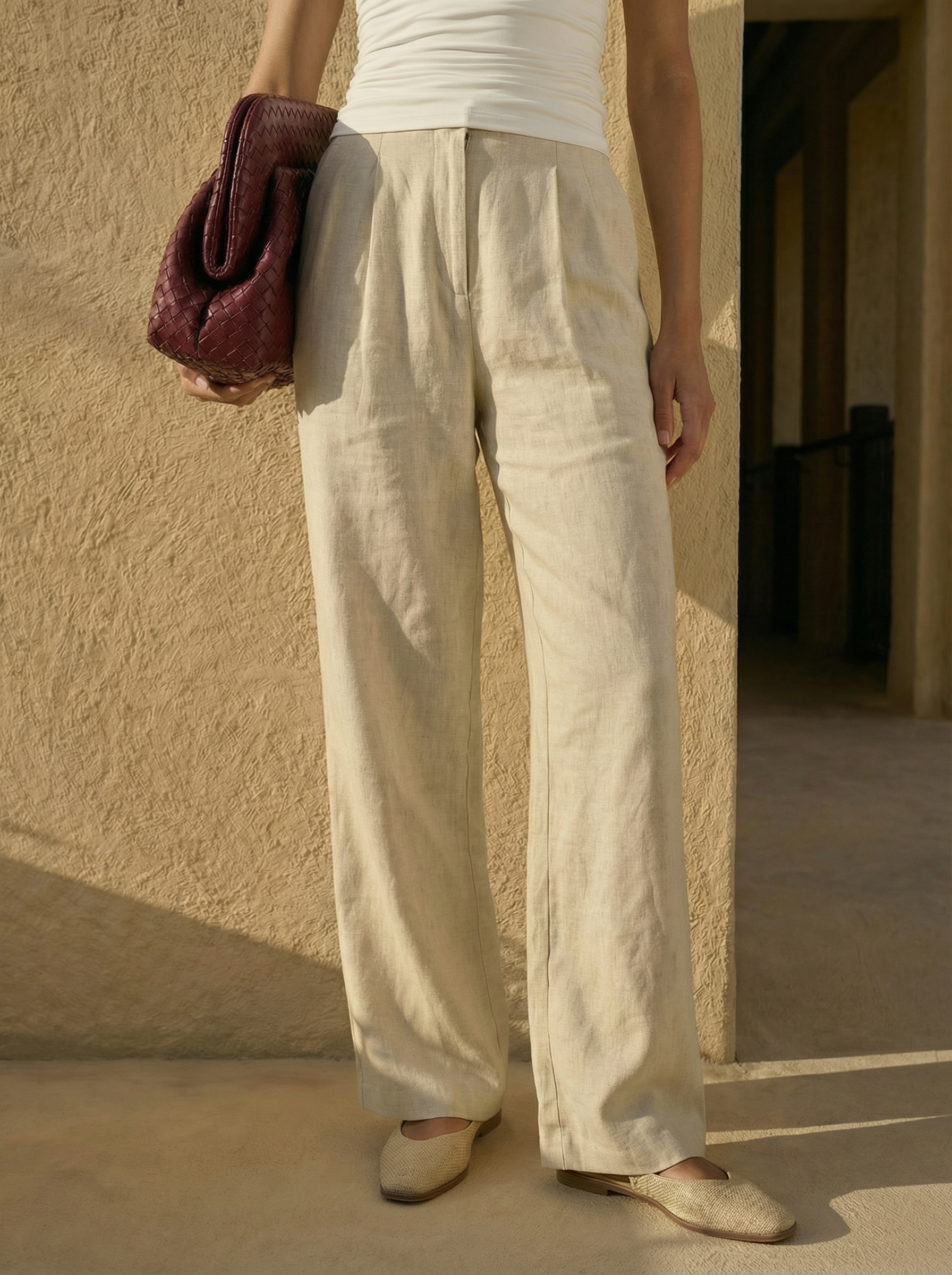 Sienna Textured Slingbacks