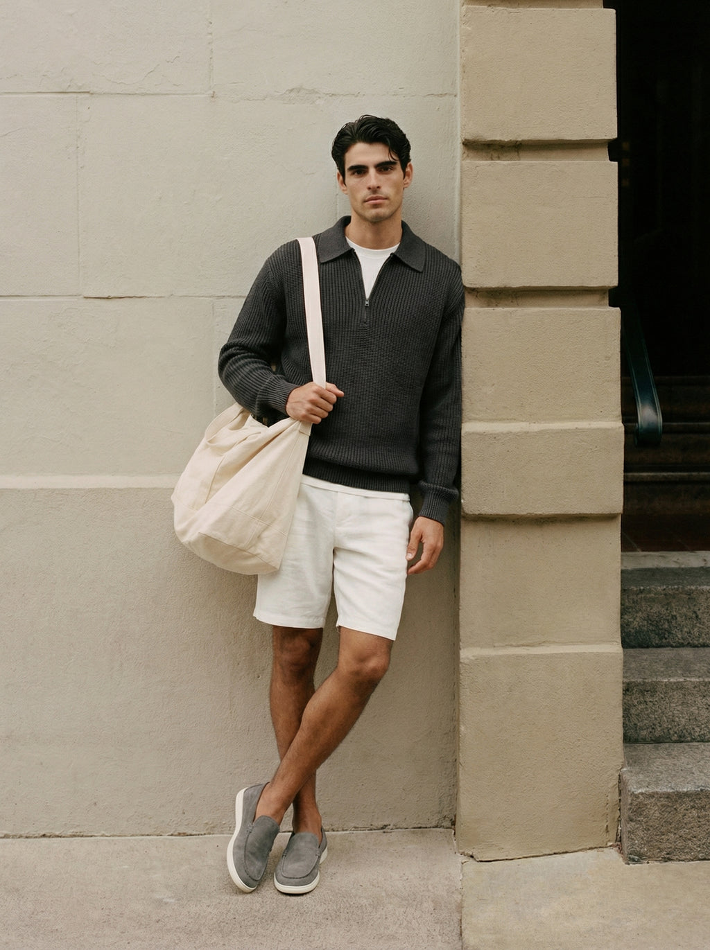 Finn Quarter-Zip Knit Sweater