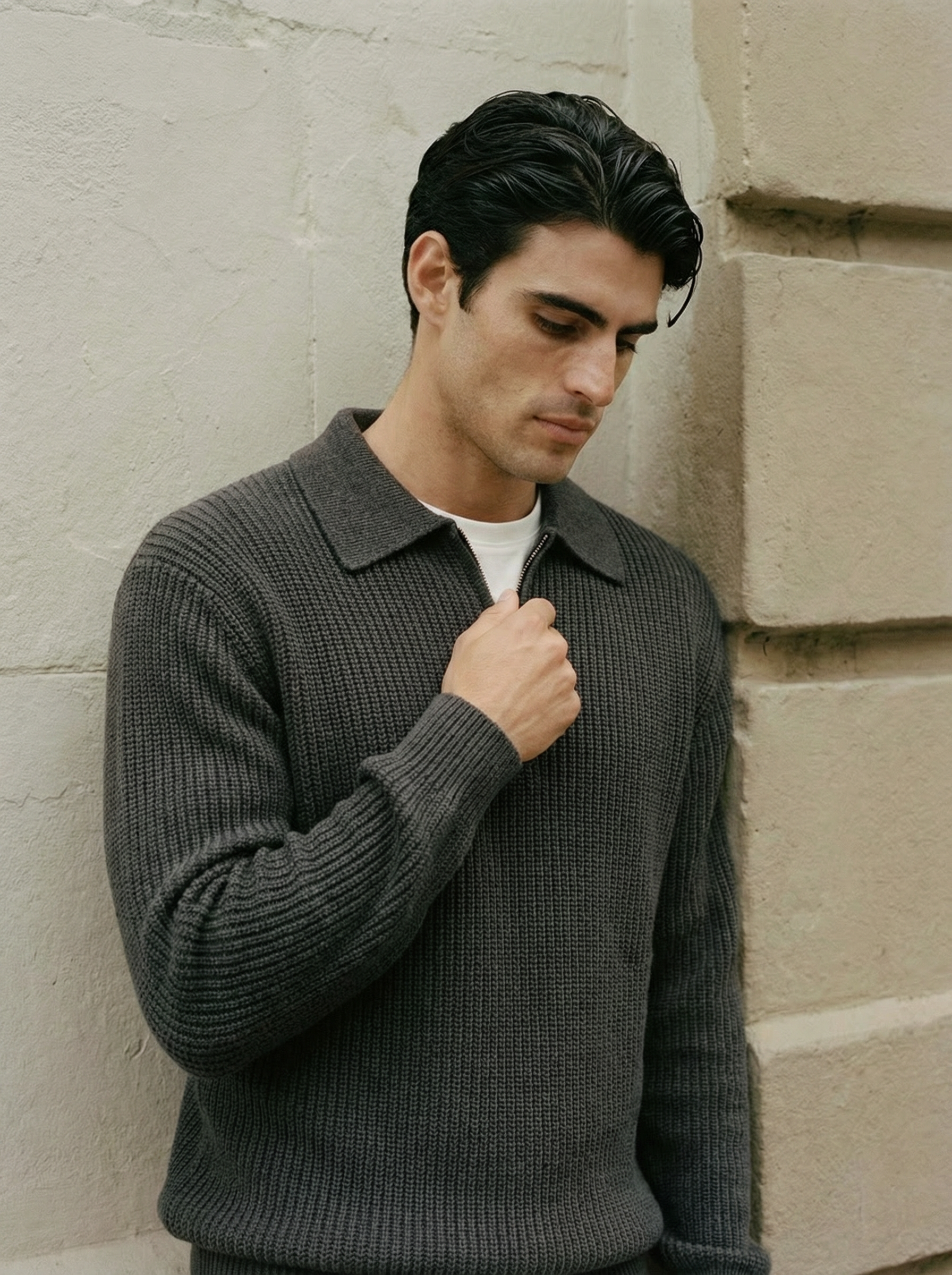 Finn Quarter-Zip Knit Sweater