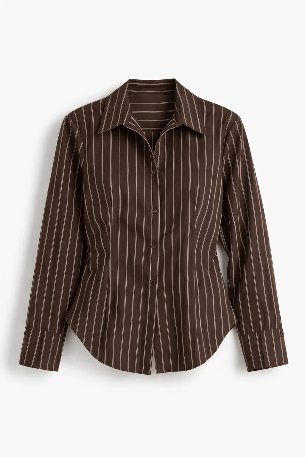 STRIPED POLO SHIRT WITH LONG SLEEVES AND BOW DETAIL